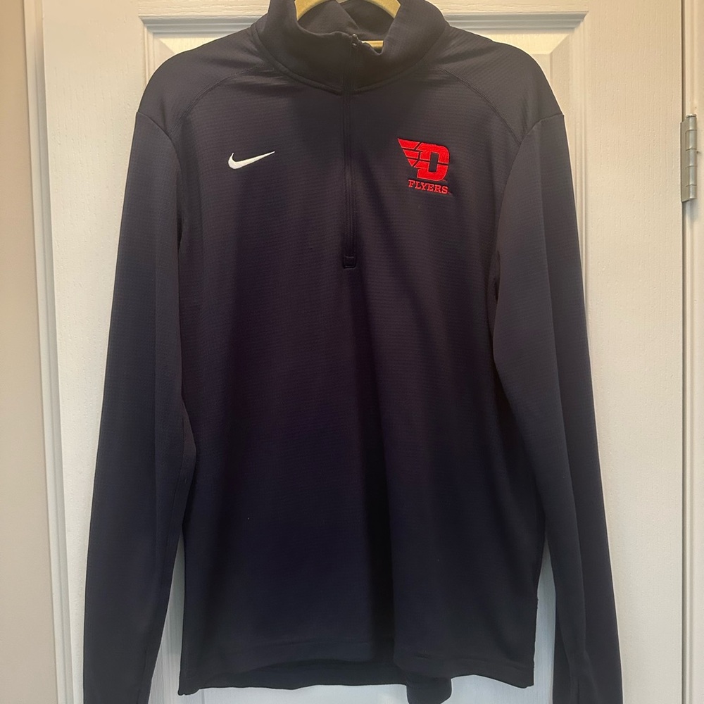 Nike Dark Blue Dayton Flyers Quarter-Zip